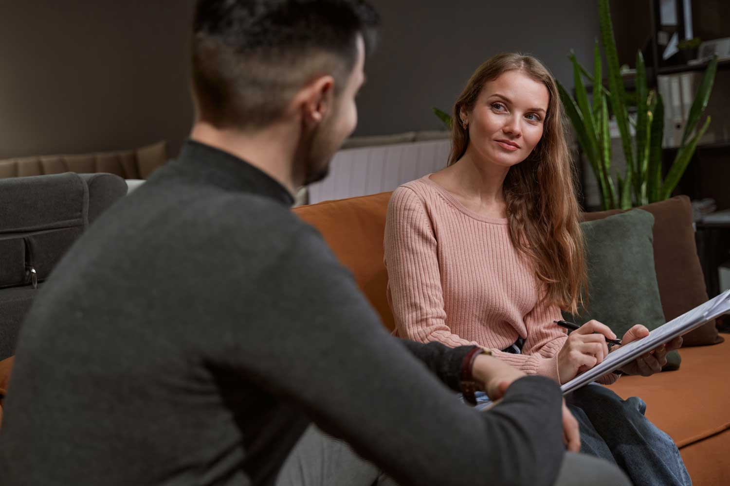 calm-female-signingmediation Family Law Mediation